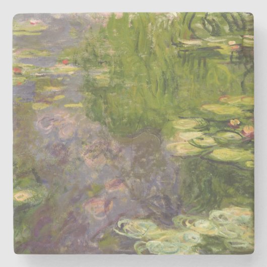 Claude Monet | Waterlib Stenen Onderzetter (Voorkant)