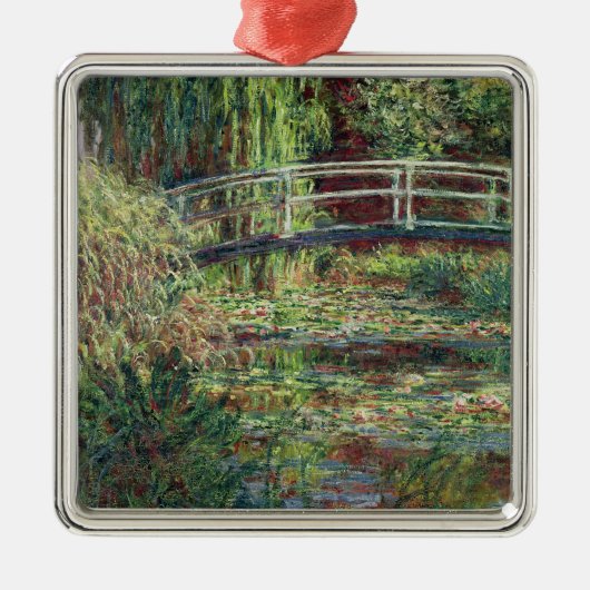 Claude Monet | Waterlieveling: Roze Harmony, 1900 Metalen Ornament (Voorkant)