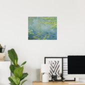 Claude Monet - Waterlilies Poster (Thuiskantoor)