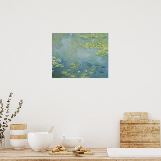 Claude Monet - Waterlilies Poster (Keuken)