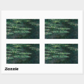 Claude Monet - Waterlilies Rechthoekige Sticker (Vel)