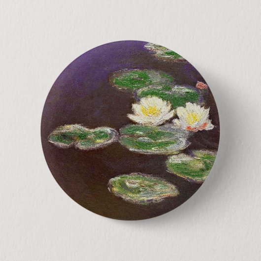 Claude Monet - Waterlilies Ronde Button 5,7 Cm (Voorkant)