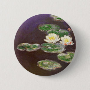 Claude Monet - Waterlilies Ronde Button 5,7 Cm