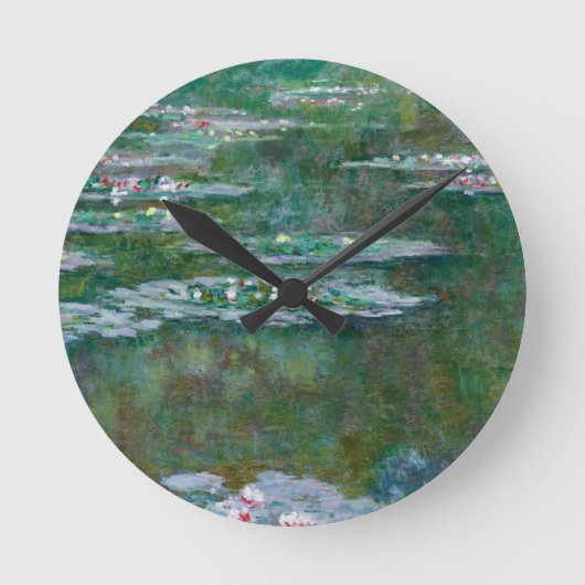 Claude Monet/Waterlilies Ronde Klok (Voorkant)