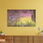 Claude Monet | Waterlilies Sunset, 1915-26 Canvas Afdruk (Insitu (Woonkamer))