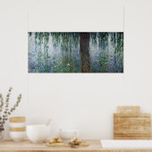 Claude Monet | Waterlilies Weeping Willows left Poster (Keuken)