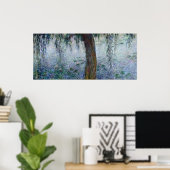 Claude Monet | Waterlilies Weeping Willows right Poster (Thuiskantoor)