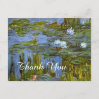  Claude Monet waterlily bedankt