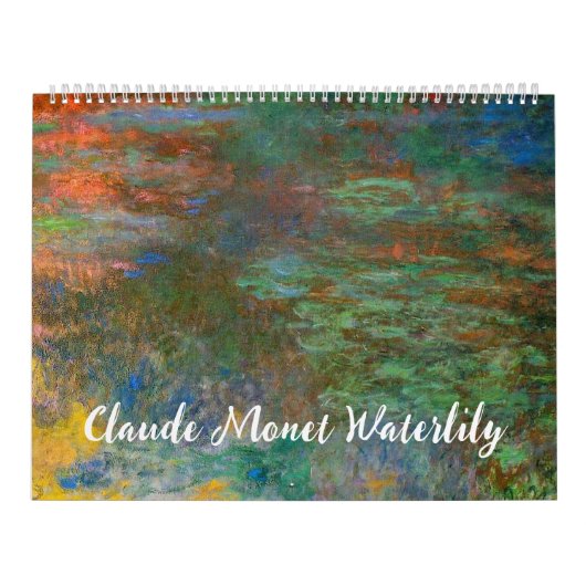 Claude Monet Waterlily Kalender (Hoes)