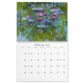 Claude Monet Waterlily Kalender (Feb 2026)
