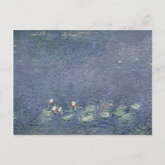 Claude Monet | Waterlio's: Goedemorgen, 1914-18 Briefkaart (Voorkant)