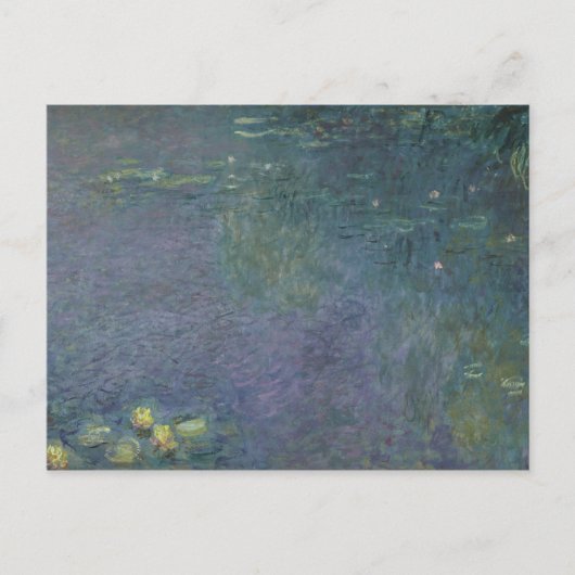Claude Monet | Waterlio's: Goedemorgen, 1914-18 Briefkaart (Voorkant)