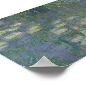 Claude Monet | Waterlio's: Goedemorgen, 1914-18 Poster (Hoek)