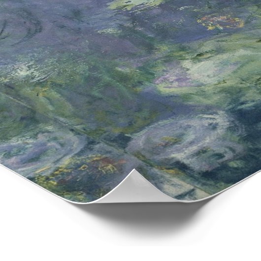 Claude Monet | Waterlio's: Goedemorgen, 1914-18 Poster (Hoek)