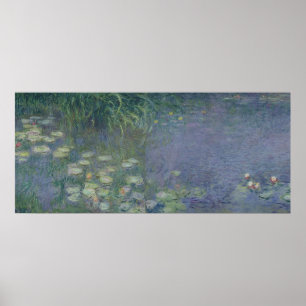 Claude Monet   Waterlio's: Goedemorgen, 1914-18 Poster