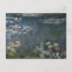 Claude Monet   Waterlio's: groene reflecties Briefkaart