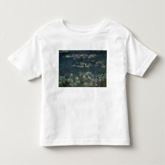 Claude Monet | Waterlio's: Groene reflecties Kinder Shirts (Voorkant)