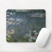 Claude Monet | Waterlio's: Groene reflecties Muismat (Met muis)