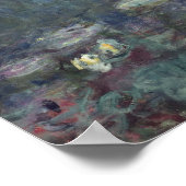Claude Monet | Waterlio's: groene reflecties Poster (Hoek)