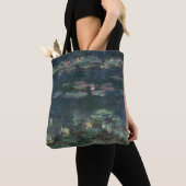 Claude Monet | Waterlio's: Groene reflecties Tote Bag (Dichtbij)