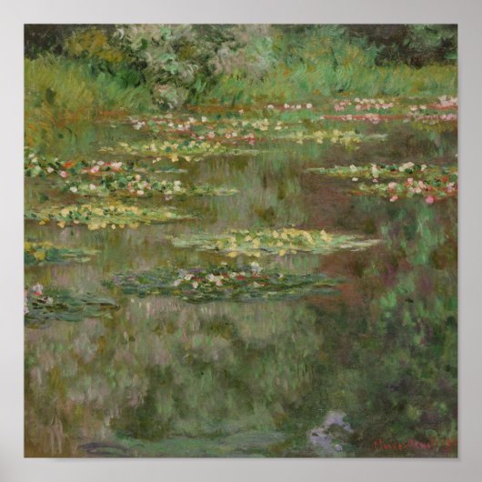 Claude Monet | Waterlio's of de waterLily Pond Poster (Voorkant)