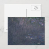 Claude Monet | Waterlio's: reflecties op bomen Briefkaart (Voorkant / Achterkant)