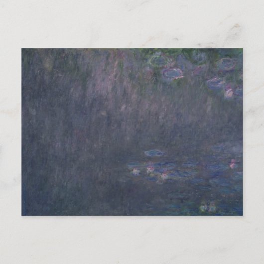 Claude Monet | Waterlio's: reflecties op bomen Briefkaart (Voorkant)