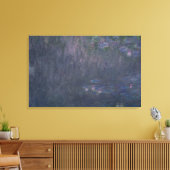 Claude Monet | Waterlio's: reflecties op bomen Canvas Afdruk (Insitu (Woonkamer))