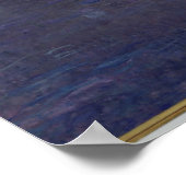 Claude Monet | Waterlio's: reflecties op bomen Poster (Hoek)