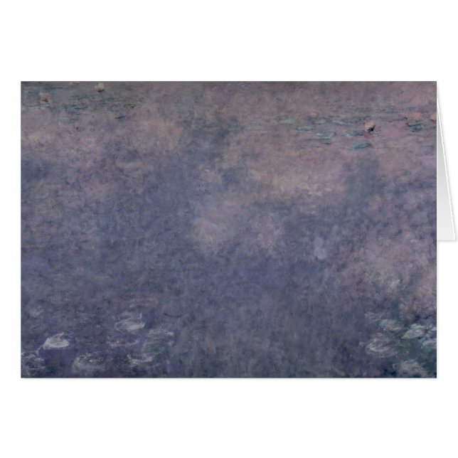 Claude Monet | Waterlio's: twee wevende wilde dier (Voorkant Horizontaal)