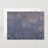 Claude Monet | Waterlio's: twee wevende wilde dier Briefkaart (Voorkant / Achterkant)