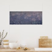Claude Monet | Waterlio's: twee wevende wilde dier Poster (Keuken)