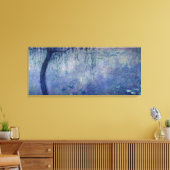 Claude Monet | Waterlio's: Verspreide wilde dieren Canvas Afdruk (Insitu (Woonkamer))