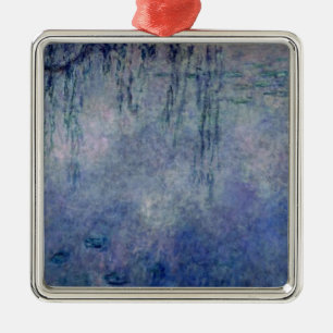 Claude Monet   Waterlio's: Verspreide Wilgen links Metalen Ornament