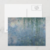Claude Monet | Waterlio's: Willow's nachts Briefkaart (Voorkant / Achterkant)
