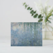 Claude Monet | Waterlio's: Willow's nachts Briefkaart (Staand voorkant)