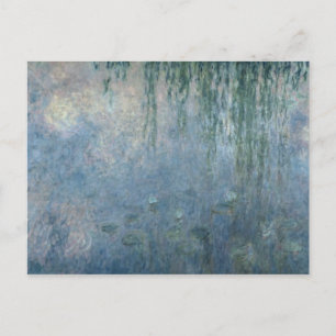 Claude Monet   Waterlio's: Willow's nachts Briefkaart