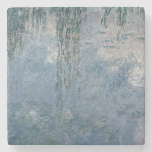Claude Monet   Waterlio's: Wonende Wilgen, 1914 Stenen Onderzetter