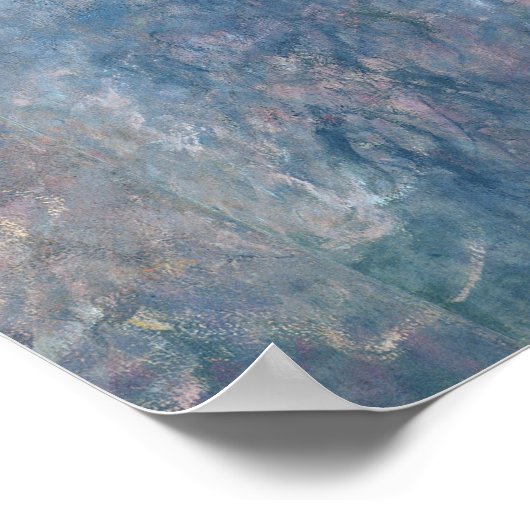 Claude Monet | Waterlio's: Woningwilde vogels, 191 Poster (Hoek)