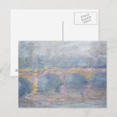 Claude Monet | Waterloo Bridge, Londen, bij Sunset Briefkaart (Voorkant / Achterkant)