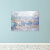 Claude Monet | Waterloo Bridge, Londen, bij Sunset Canvas Afdruk (Insitu (Houten vloer))