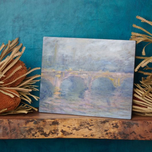 Claude Monet | Waterloo Bridge, Londen, bij Sunset Fotoplaat (Zijkant)