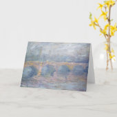 Claude Monet | Waterloo Bridge, Londen, bij Sunset Kaart (Gele Bloem)