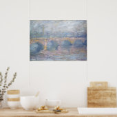 Claude Monet | Waterloo Bridge, Londen, bij Sunset Poster (Keuken)