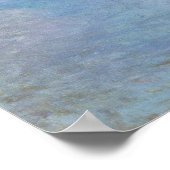 Claude Monet | Waterloorbrug: effect van de vuist Poster (Hoek)