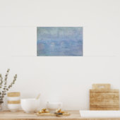 Claude Monet | Waterloorbrug: effect van de vuist Poster (Keuken)