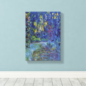 Claude Monet - watertuin bij Giverny Canvas Afdruk (Insitu (Houten vloer))