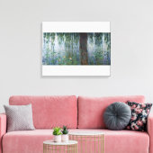 Claude Monet | Weegwilgen van waterligen, links Canvas Afdruk (Insitu (Woonkamer))
