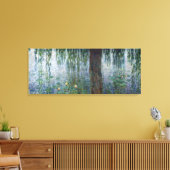 Claude Monet | Weegwilgen van waterligen, links Canvas Afdruk (Insitu (Woonkamer))