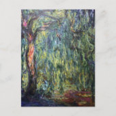Claude Monet Weeping Willow Briefkaart (Voorkant)